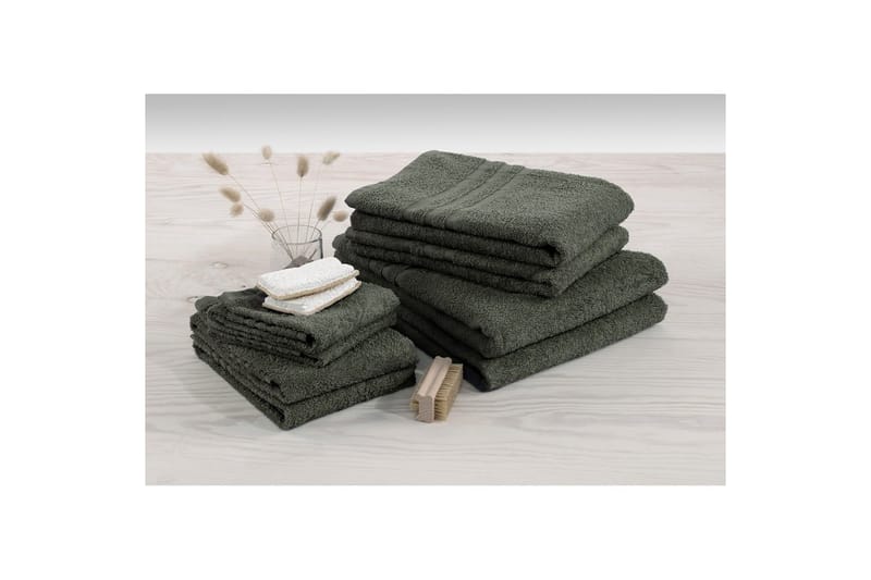 Badestykke Basic Frotté - Mørk grønn - Tekstiler - Tekstiler baderom - Håndklær og badehåndkle