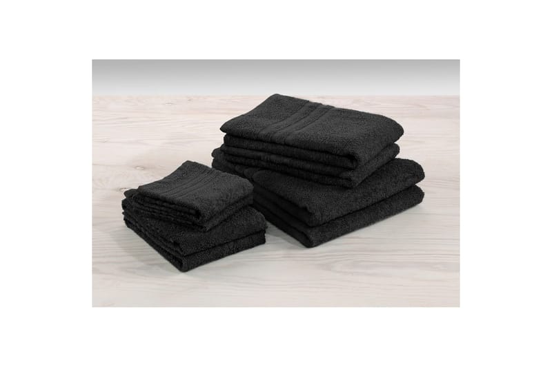 Badestykke Basic Frotté - Svart - Tekstiler - Tekstiler baderom - Håndklær og badehåndkle
