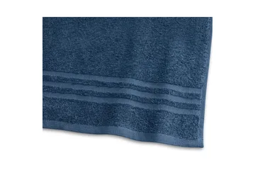 Dusjhåndkle Basic Frotté 65 x 130 cm - Marineblå - Tekstiler - Tekstiler baderom - Håndklær