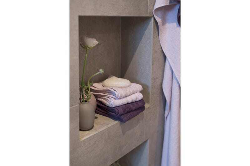 Dusjhåndkle Basic Frotté 65 x 130 cm - Rosa - Tekstiler - Tekstiler baderom - Håndklær