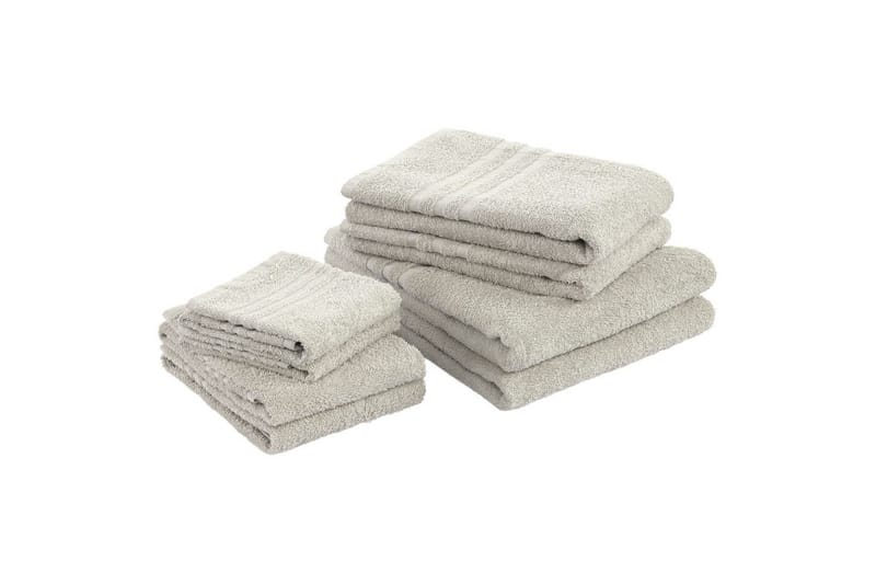 Dusjhåndkle Basic Frotté 65 x 130 cm, Sand