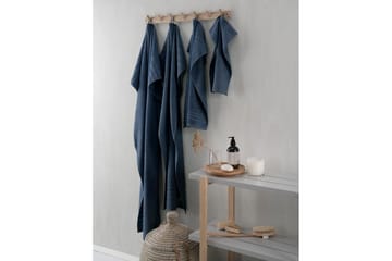 Frotté Basic 50 x 70 cm Marineblå - Marineblå - Tekstiler - Tekstiler baderom - Håndklær