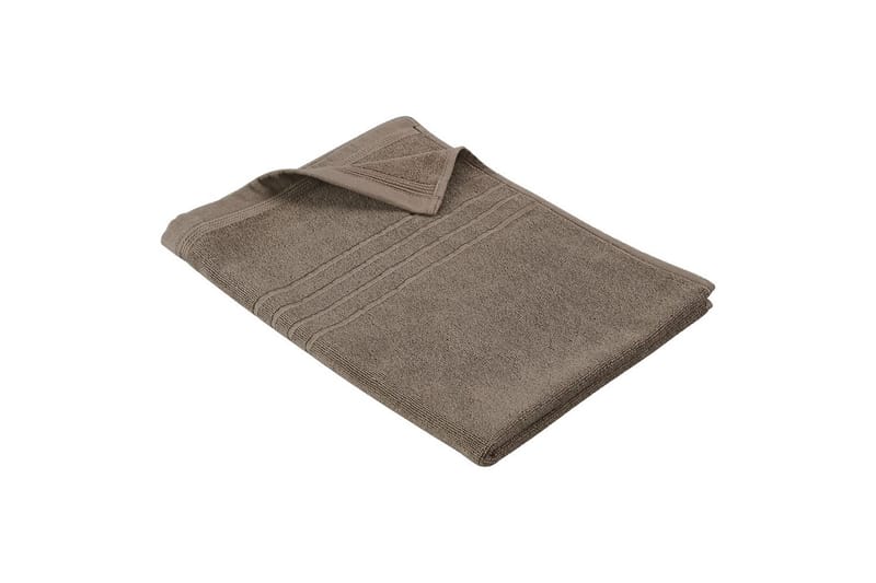 Frotté Helle 50 x 70 cm Brun - Brun - Tekstiler - Tekstiler baderom - Håndklær