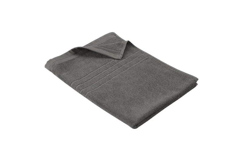 Frotté Helle 50 x 70 cm Grå - Grå - Tekstiler - Tekstiler baderom - Håndklær