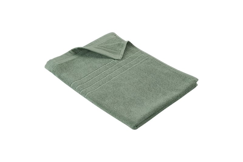 Frotté Helle 50 x 70 cm Grønn - Grønn - Tekstiler - Tekstiler baderom - Håndklær