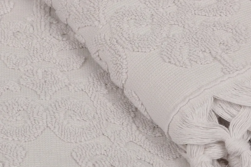 aheser Håndkle 50x90 cm 2-pk - Grålilla - Tekstiler - Tekstiler baderom - Håndklær