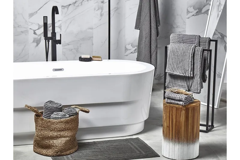 Areora Håndklesett 11-pk - Grå - Tekstiler - Tekstiler baderom - Håndklær