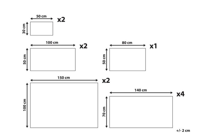 Areora Håndklesett 11-pk - Grå - Tekstiler - Tekstiler baderom - Håndklær