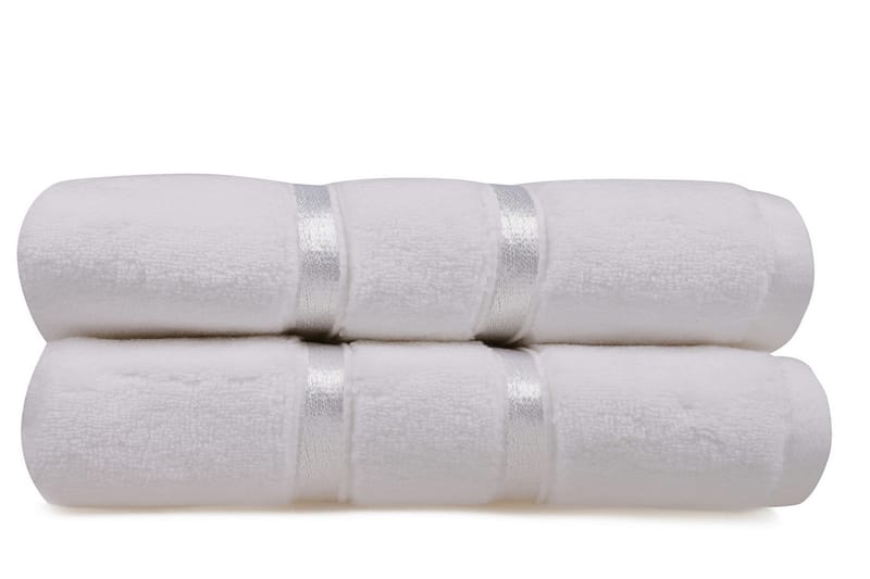 Ashburton Håndkle 2-pk - Hvit - Håndklær