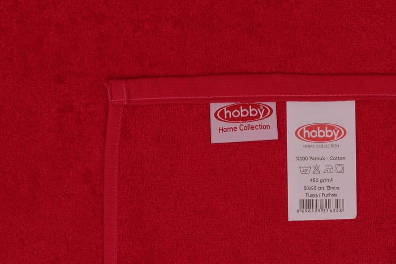 Ashburton Håndkle 2-pk - Rød - Tekstiler - Tekstiler baderom - Håndklær