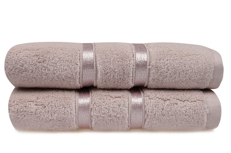 Ashburton Håndkle 2-pk - Lyselilla - Tekstiler - Tekstiler baderom - Håndklær