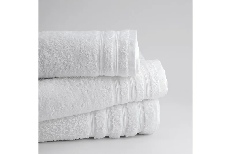 Håndkle Corfu Hvit, 100 x 150 cm