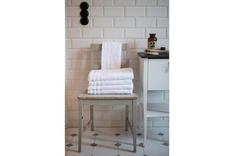 Håndkle Corfu Hvit - 100 x 150 cm - Tekstiler - Tekstiler baderom - Håndklær