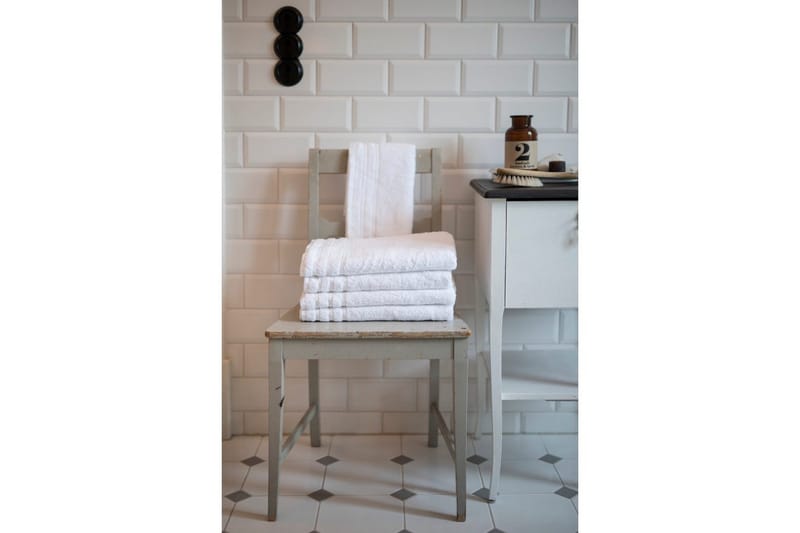 Håndkle Corfu Hvit - 70 x 140 cm - Tekstiler - Tekstiler baderom - Håndklær