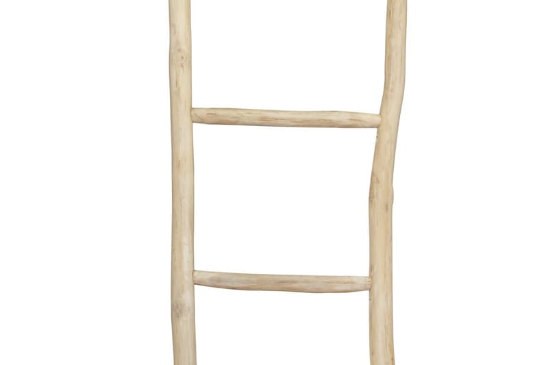 Håndklestige med 5 trinn teak 45x150 cm naturell - Tekstiler - Tekstiler baderom - Håndklær