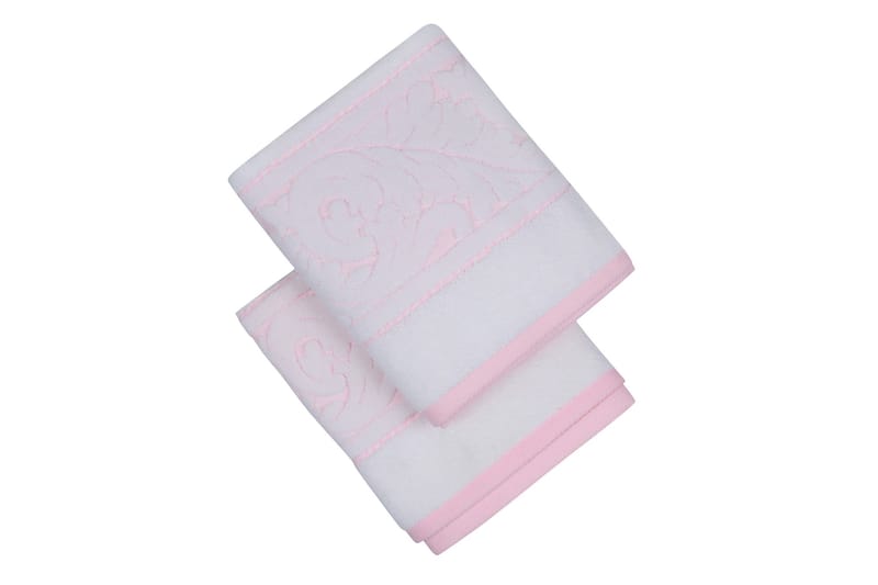 Hobby Håndkle 50x90 cm 2-pk - Rosa - Tekstiler - Tekstiler baderom - Håndklær