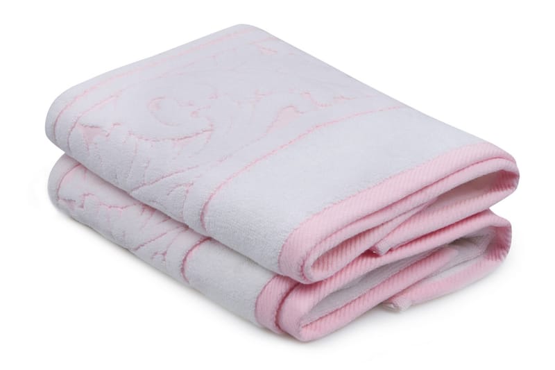 Hobby Håndkle 50x90 cm 2-pk - Rosa - Tekstiler - Tekstiler baderom - Håndklær