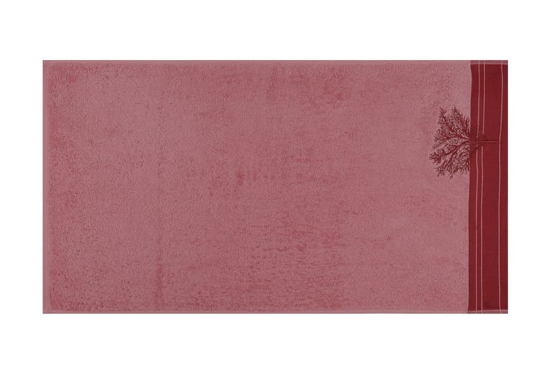 Hobby Håndkle 50x90 cm 2-pk - Lyserosa/Rød - Tekstiler - Tekstiler baderom - Håndklær