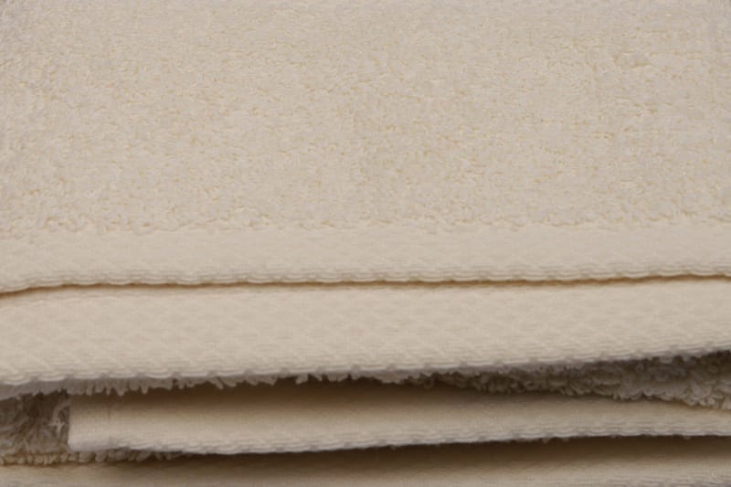 Hobby Håndkle 50x90 cm - Creme - Tekstiler - Tekstiler baderom - Håndklær