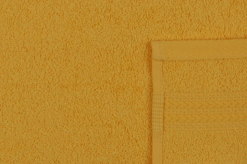 Hobby Håndkle 50x90 cm - Sennepsgul - Tekstiler - Tekstiler baderom - Håndklær