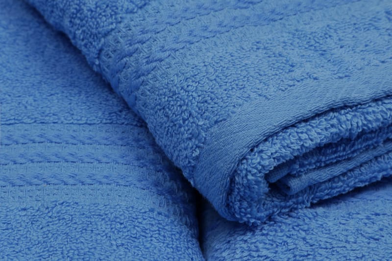 Hobby Håndkle Set om 3 - Blå - Håndklær