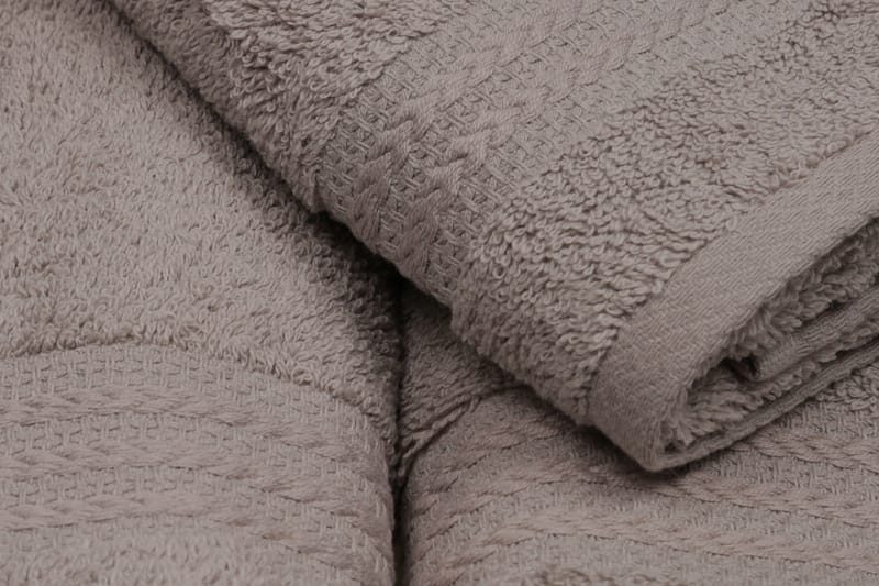 Hobby Håndkle Set om 3 - Grå - Tekstiler - Tekstiler baderom - Håndklær