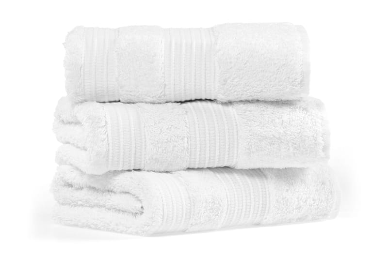 Morghyn Badehåndkle - Hvit - Håndkl�ær og badehåndkle - Strandhåndkle & strandbadelaken