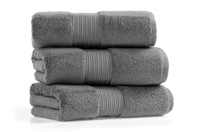 Morghyn Håndkle - Mørkegrå - Håndklær og badehåndkle - Strandhåndkle & strandbadelaken