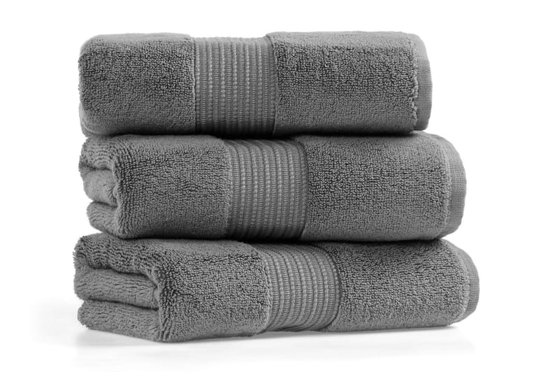 Morghyn Håndkle - Mørkegrå - Tekstiler - Tekstiler baderom - Håndklær