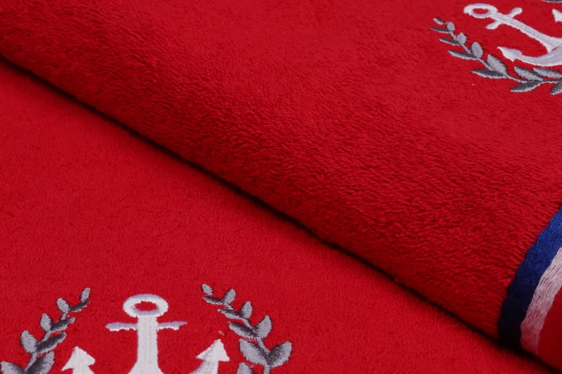 Ashburton Badehåndkle 2-pk - Rød - Håndklær og badehåndkle - Strandhåndkle & strandbadelaken