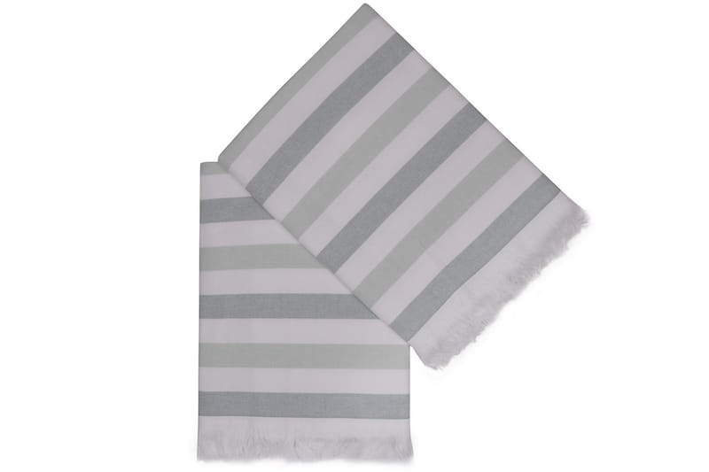 Ashburton Strandhåndkle 2-pk - Grønn/Hvit - Håndklær og badehåndkle - Strandhåndkle & strandbadelaken