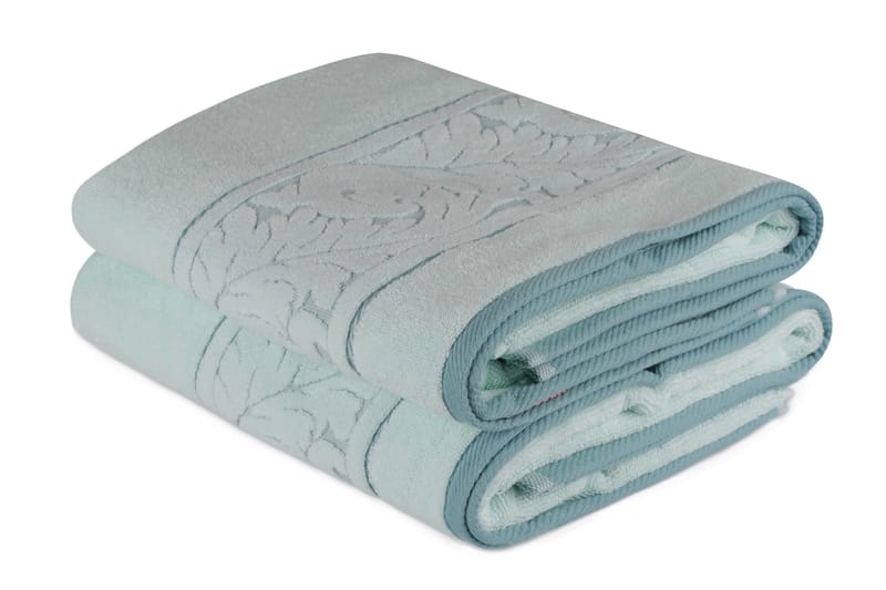 Hobby Badehåndkle 70x140 cm 2-pk - Mint - Tekstiler - Tekstiler baderom - Håndklær og badehåndkle