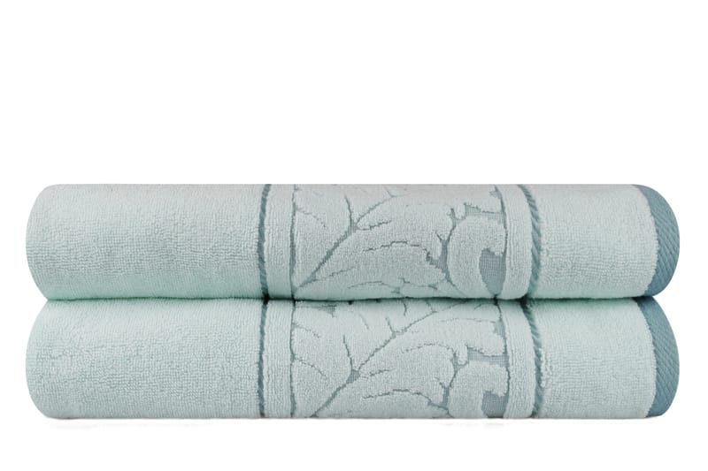 Hobby Badehåndkle 70x140 cm 2-pk - Mint - Tekstiler - Tekstiler baderom - Håndklær og badehåndkle