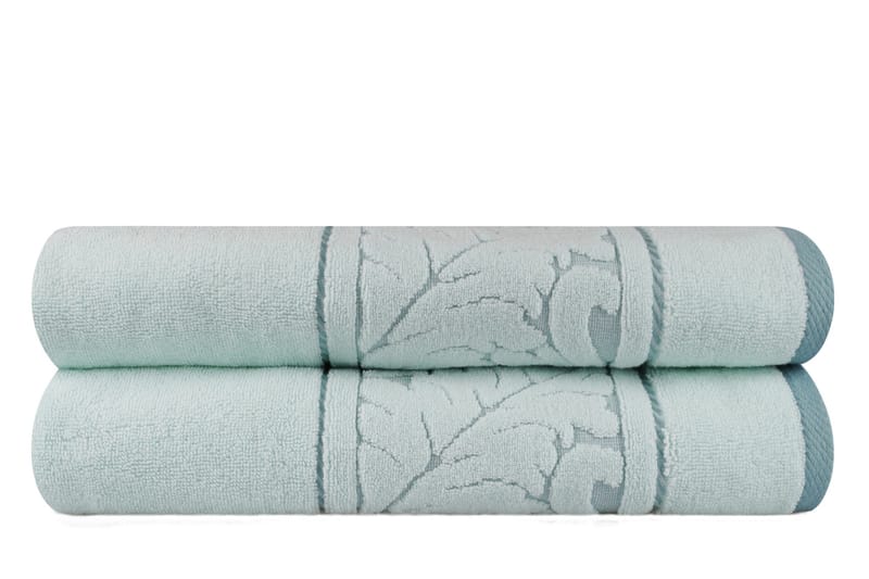 Hobby Badehåndkle 70x140 cm 2-pk - Mint - Stort badelaken - Håndklær og badehåndkle - Strandhåndkle & strandbadelaken