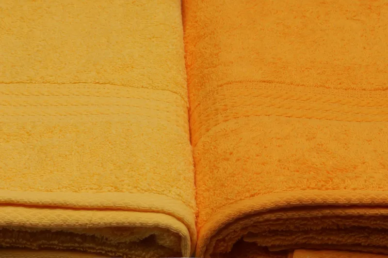 Hobby Badehåndkle 70x140 cm 4-pk - Gul/Oransje - Tekstiler - Tekstiler baderom - Håndklær og badehåndkle