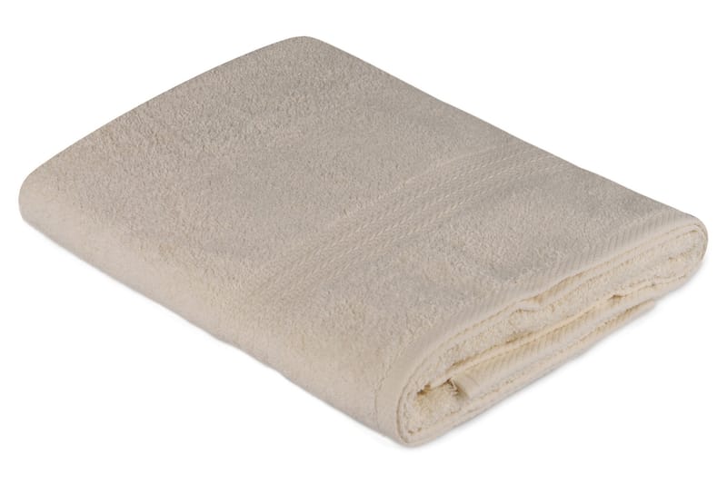 Hobby Badehåndkle 70x140 cm - Creme - Stort badelaken - Håndklær og badehåndkle - Strandhåndkle & strandbadelaken