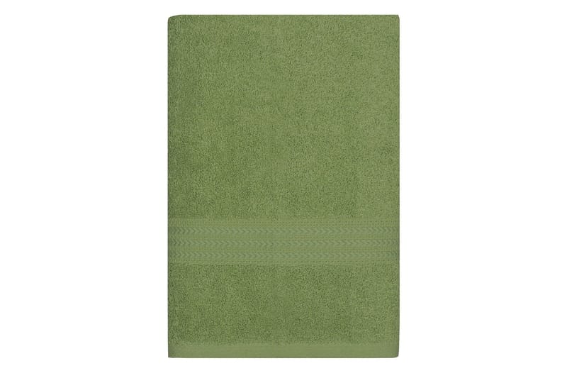Hobby Badehåndkle 70x140 cm - Grønn - Tekstiler - Tekstiler baderom - Håndklær og badehåndkle