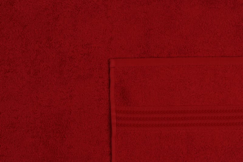 Hobby Badehåndkle 70x140 cm - Rød - Stort badelaken - Håndklær og badehåndkle - Strandhåndkle & strandbadelaken
