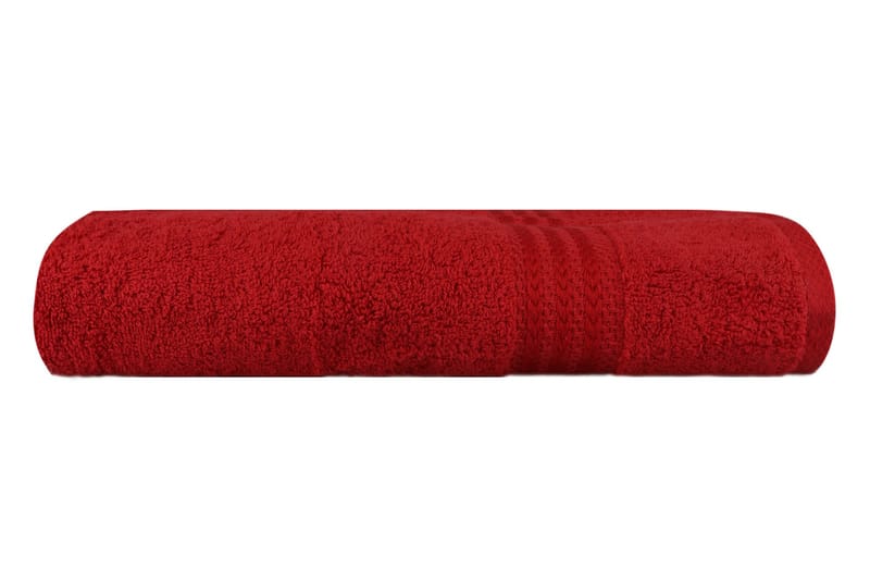 Hobby Badehåndkle 70x140 cm - Rød - Stort badelaken - Håndklær og badehåndkle - Strandhåndkle & strandbadelaken