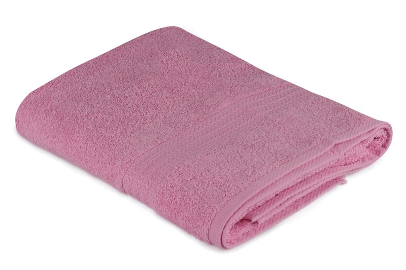 Hobby Badehåndkle 70x140 cm - Rosa - Tekstiler - Tekstiler baderom - Håndklær og badehåndkle