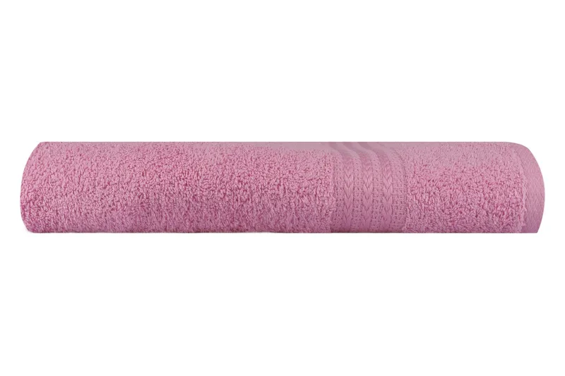 Hobby Badehåndkle 70x140 cm - Rosa - Tekstiler - Tekstiler baderom - Håndklær og badehåndkle