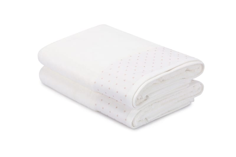 Landercost Badehåndkle 2-pk - Beige/Krem - Tekstiler - Tekstiler baderom - Håndklær og badehåndkle