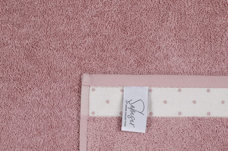 Landercost Badehåndkle 2-pk - Rød/Hvit - Tekstiler - Tekstiler baderom - Håndklær og badehåndkle