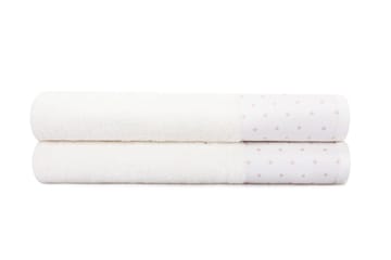 Landercost Badehåndkle 2-pk - Beige/Krem - Tekstiler - Tekstiler baderom - Håndklær og badehåndkle