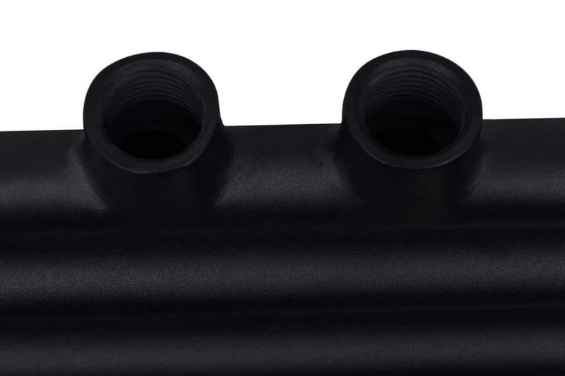 Radiator håndklestativ 500 x 764 mm svart - Tekstiler - Tekstiler baderom - Håndklær og badehåndkle