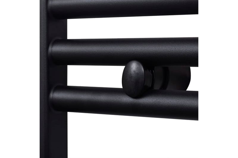 Radiator håndklestativ 500 x 764 mm svart - Tekstiler - Tekstiler baderom - Håndklær og badehåndkle