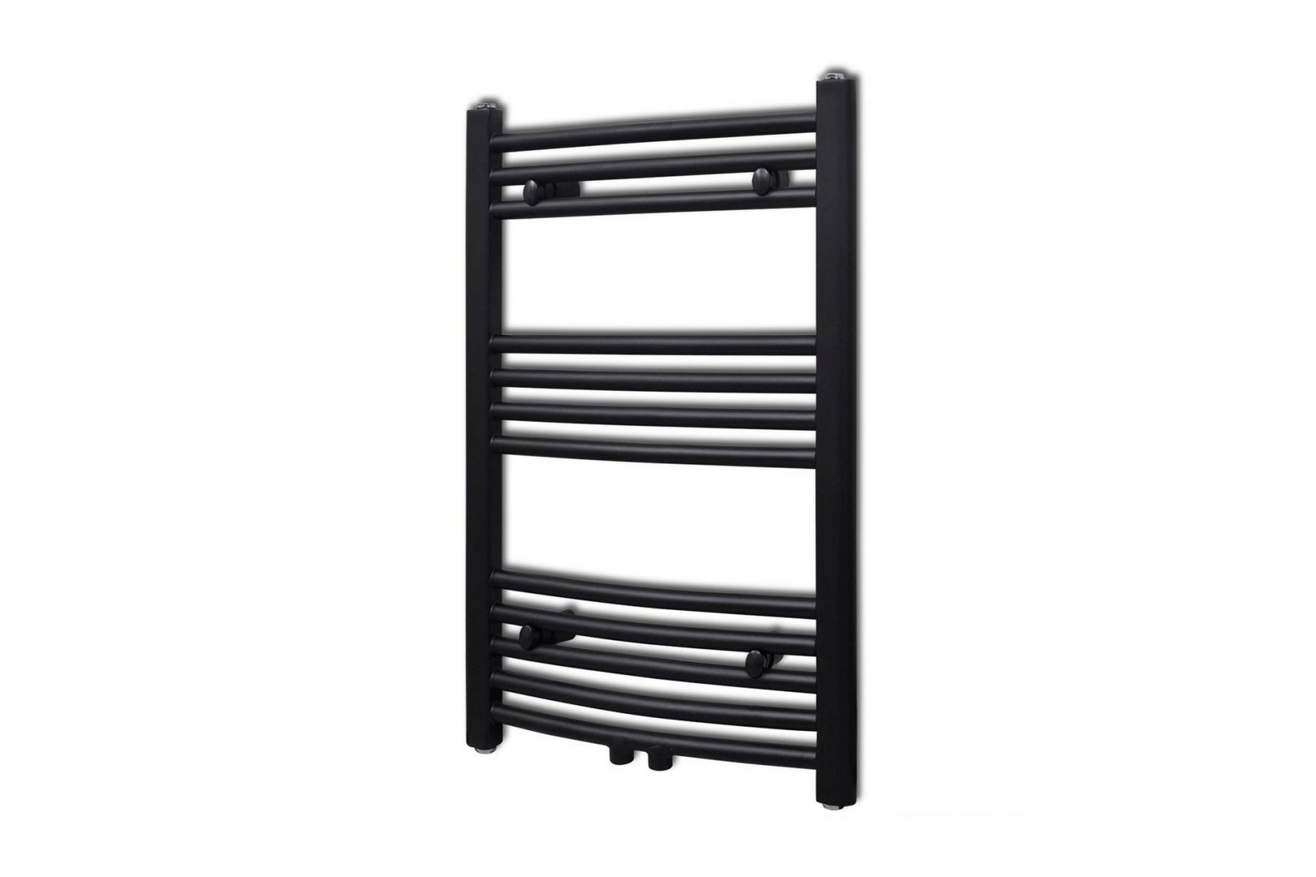 Radiator håndklestativ 500 x 764 mm svart - Tekstiler - Tekstiler baderom - Håndklær og badehåndkle