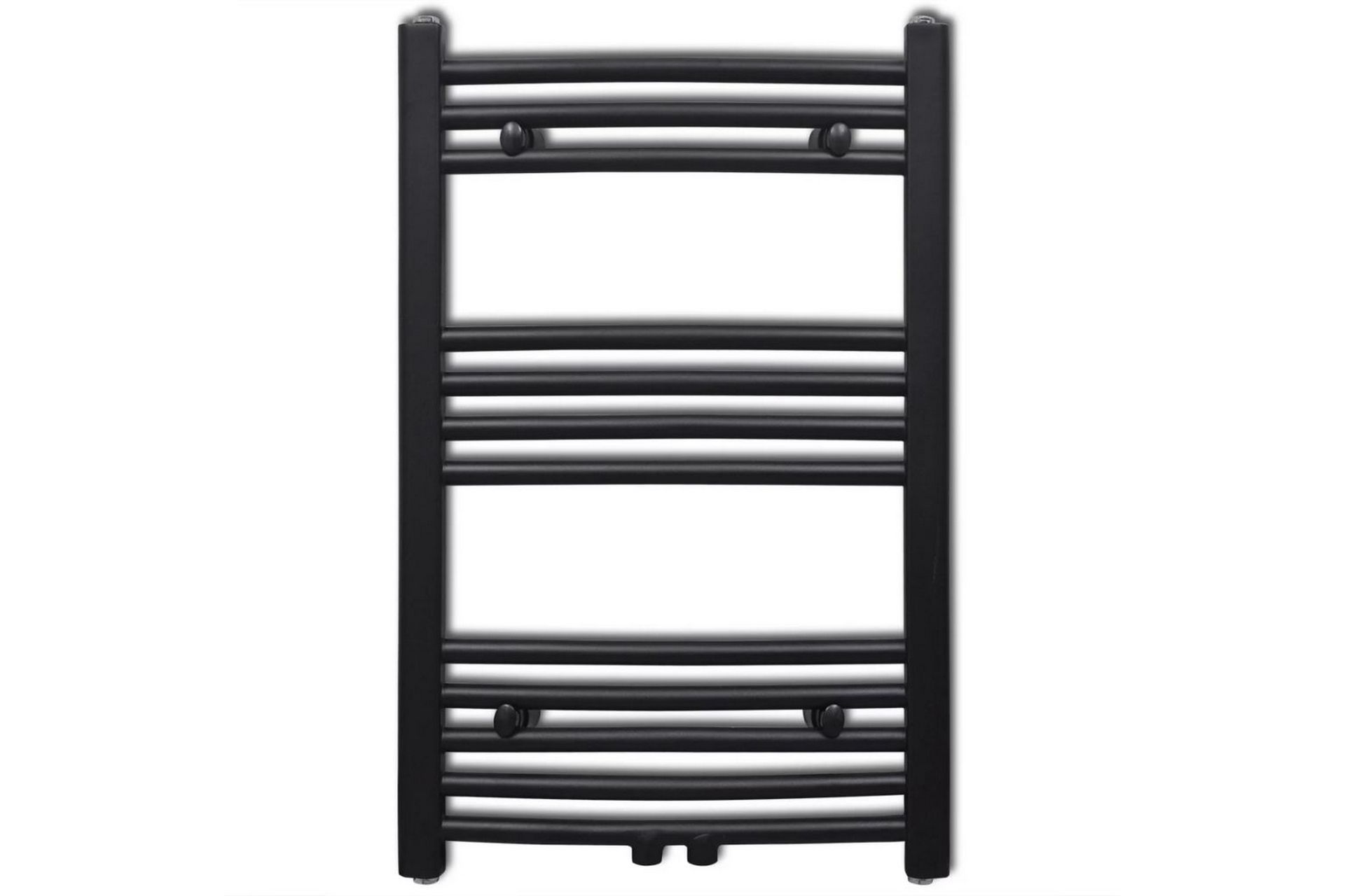 Radiator håndklestativ 500 x 764 mm svart - Tekstiler - Tekstiler baderom - Håndklær og badehåndkle