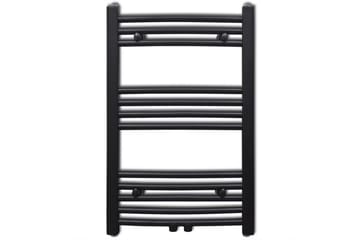 Radiator håndklestativ 500 x 764 mm svart - Tekstiler - Tekstiler baderom - Håndklær og badehåndkle