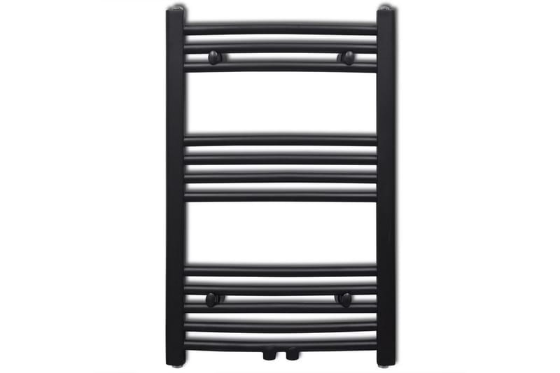 Radiator håndklestativ 500 x 764 mm svart - Tekstiler - Tekstiler baderom - Håndklær og badehåndkle